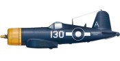 Vought F4U Corsair side profile image