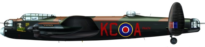 RAF BBMF Lancaster Mk I Thumper PA474
