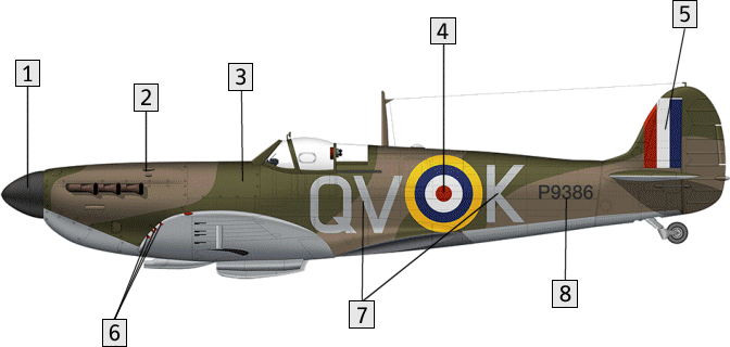 Fighter Command aircraft camouflage during the Battle of Britain