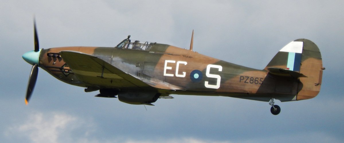 Hurricane Mk IIC at Shuttleworth