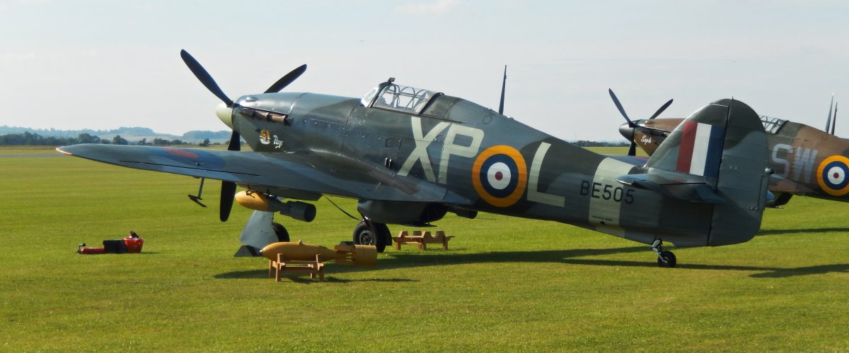 Hurricane Mk IIB at the Imperial War Museum, Duxford