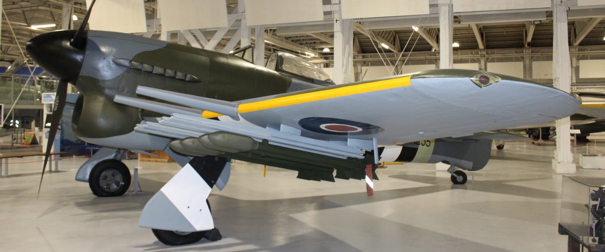 Typhoon Mk IB at the Royal Air Force Museum, London
