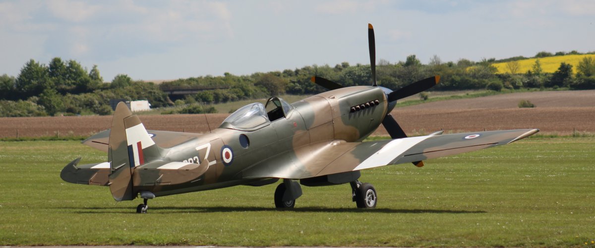Spitfire FR Mk XIV at the Imperial War Museum, Duxford