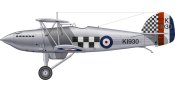 Hawker Fury side profile image