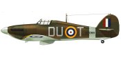 Hawker Hurricane side profile image