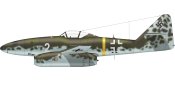 Messerschmitt Me 262 side profile image